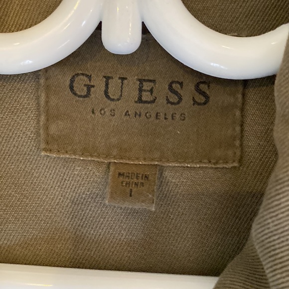 ARMY GREEN GUESS JACKET - Picture 2 of 4